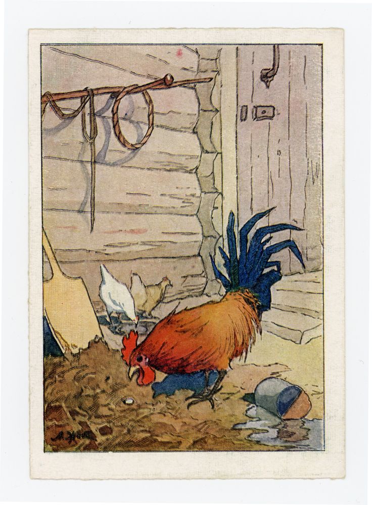 The Donkey and the Nightingale ([illustration] for Krylov's